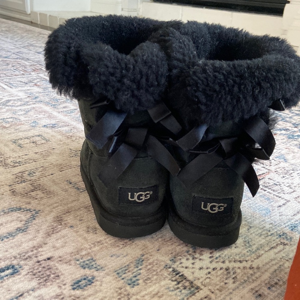 Girls Black Uggs size 2